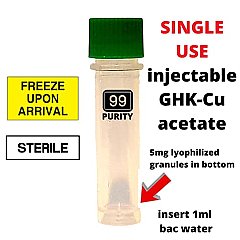 injectable ghk-cu acetate copper peptide